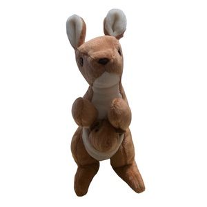 Vintage Ty Plush Kangaroo with Joey 1996 Beanie Babies